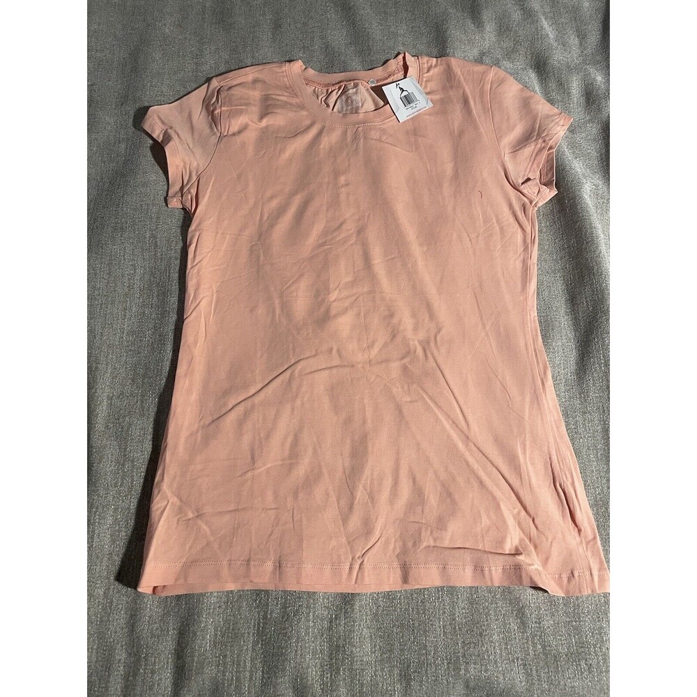 Sexy Basics Shirt Women's Small Short Sleeve Pink Shirt Anytime shirt